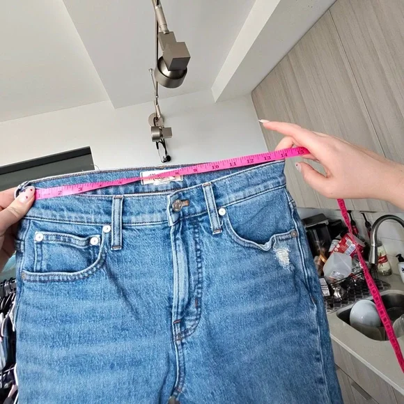 Madewell Mid-Rise Perfect Vintage Jean in Ainsdale Wash Size 25 - Picture 9 of 11